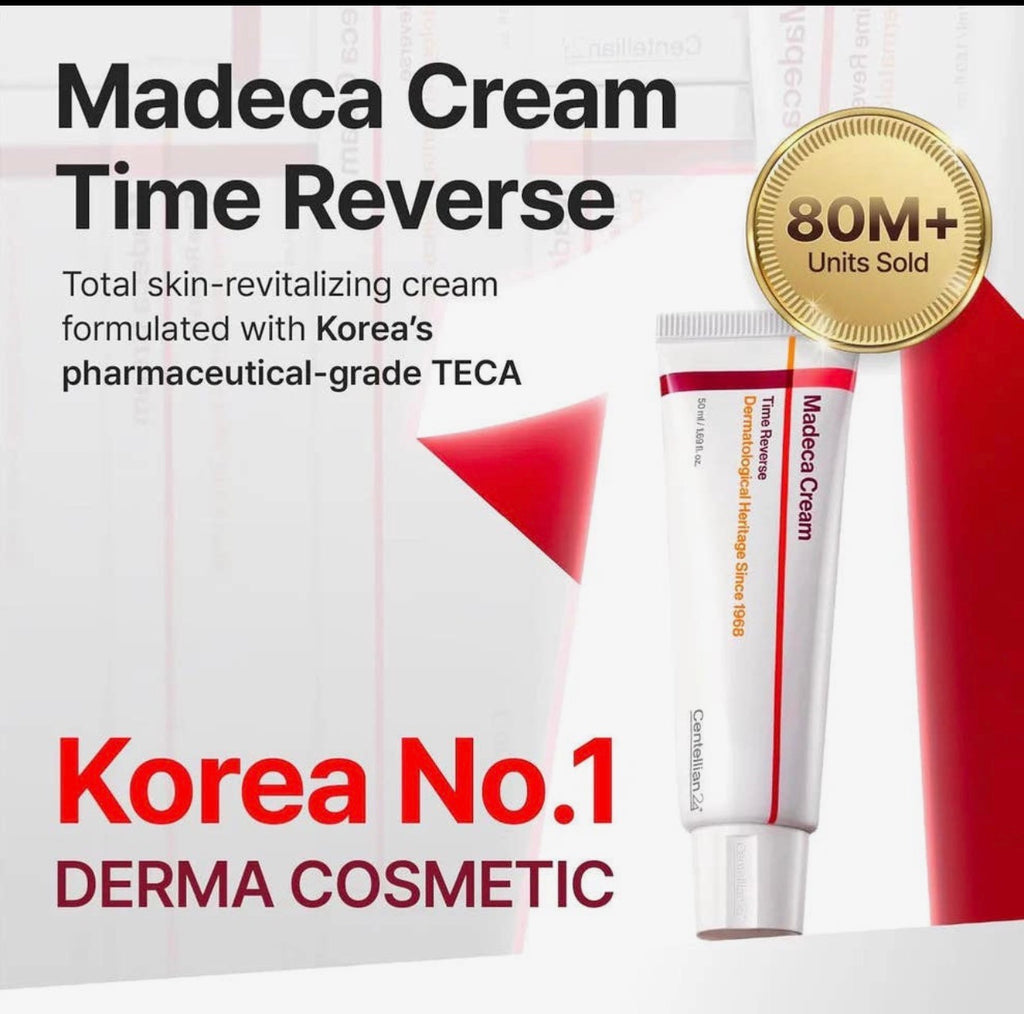 Centellian 24 Madeca Cream Time Reverse, Anti-Aging Korean Cream with Teca & Collagen