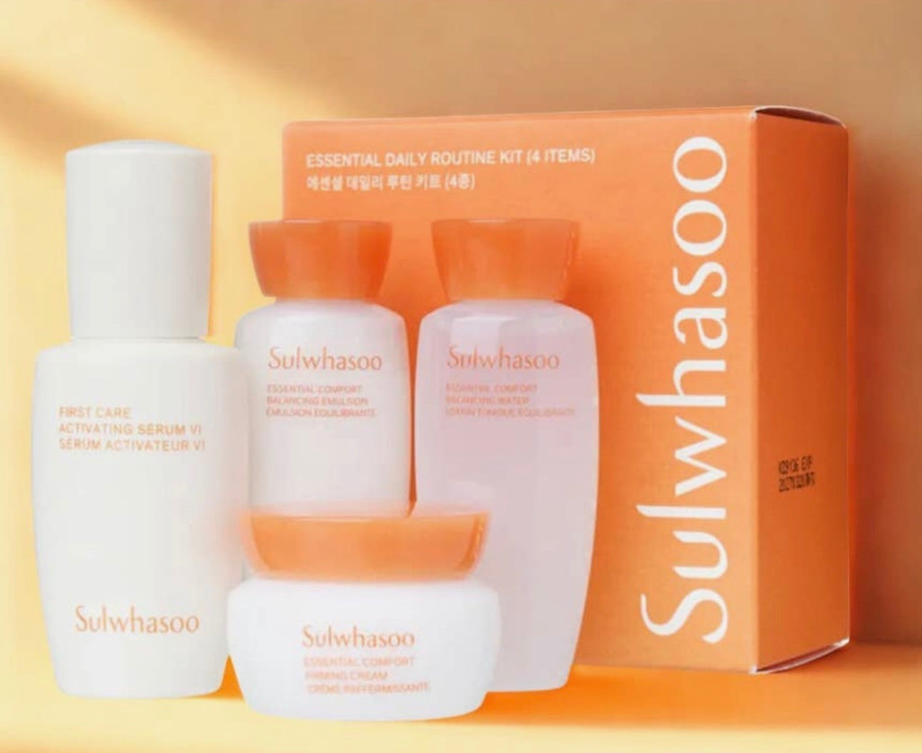 Sulwhasoo Essential Daily Routine 4 Piece Travel Kit