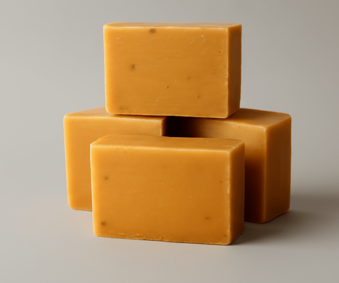 Amber Glow (Turmeric, Orange & Honey)Handcrafted Bar Soap